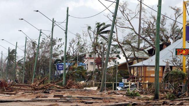 02/03/2011 NEWS: Cyclone Yasi Aftermath - Cardwell and Hinchinbrook were devastated by a storm surge. Pic Tom Lee