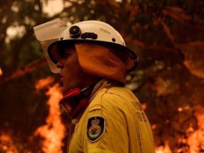 WEEKEND TELEGRAPH SPECIAL - , , Luke Jenkins – Volunteer RFS Firefighter Wallarah, Central Coast district. Pic Supplied.