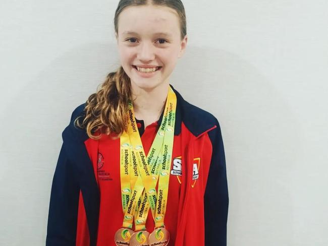 Star swimmer Allegra Crean. Picture: Supplied