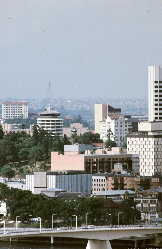 Brisbane skyline in 1973. Picture: National Archives of Australia