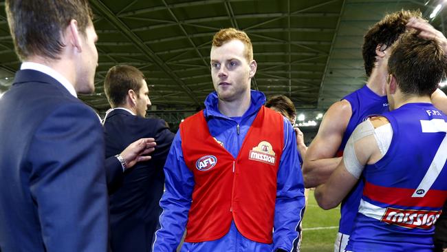 Adam Cooney in his final year at the Bulldogs.