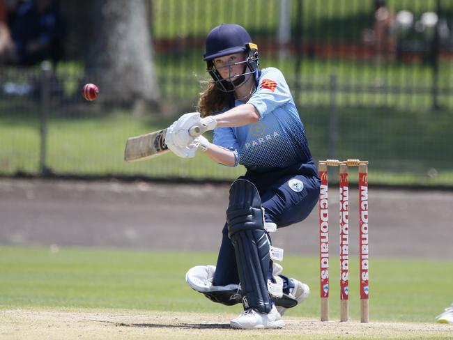 Parramatta’s Sarah Bawcombe is perfectly suited to T20. Picture Warren Gannon Photography