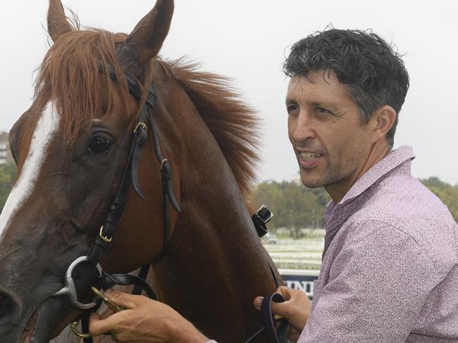 Trainer Aiden St Vincent is confident Golden Dubai can break through for his first win on his home track on Sunday. Picture: Bradley Photos