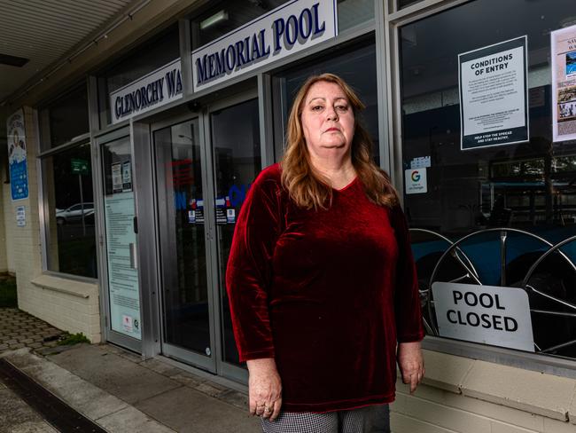 Lee Rose wants the Glenorchy War Memorial Pool to be saved. Picture: Linda Higginson