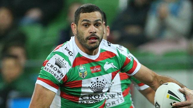 Greg Inglis will go down as a South Sydney legend after leading the team to its 2014 premiership. Picture: AAP