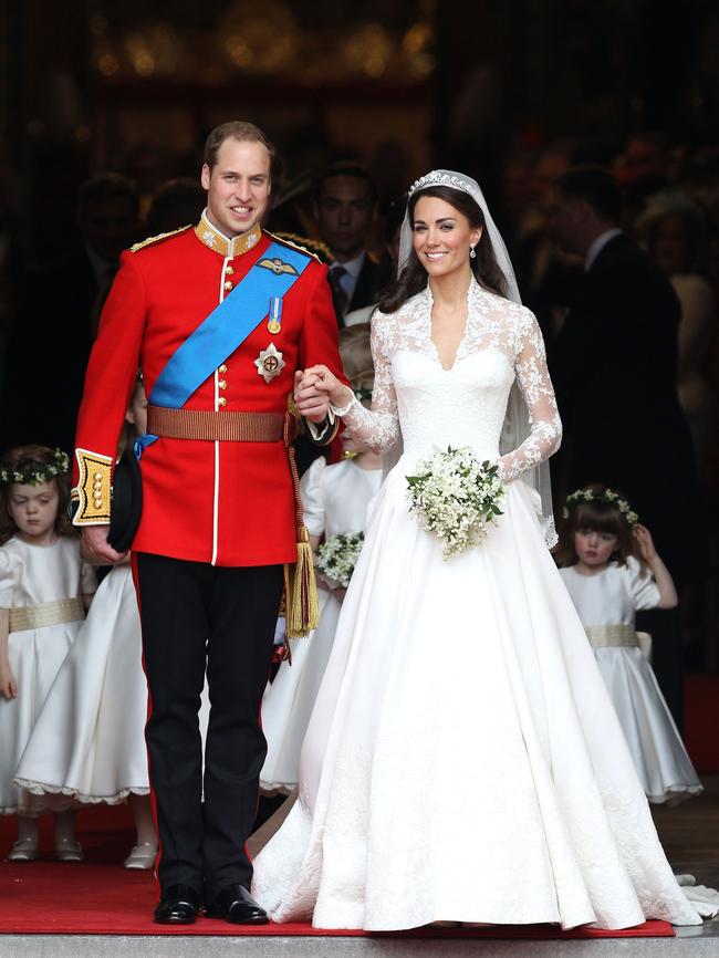 William and Kate on their wedding day. Picture: Chris Jackson/Getty Images