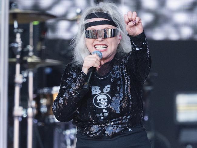 Debbie Harry performs with Blondie on the Pyramid Stage at last year’s Glastonbury Festival in Somerset, United Kingdom. Picture: Samir Hussein/WireImage