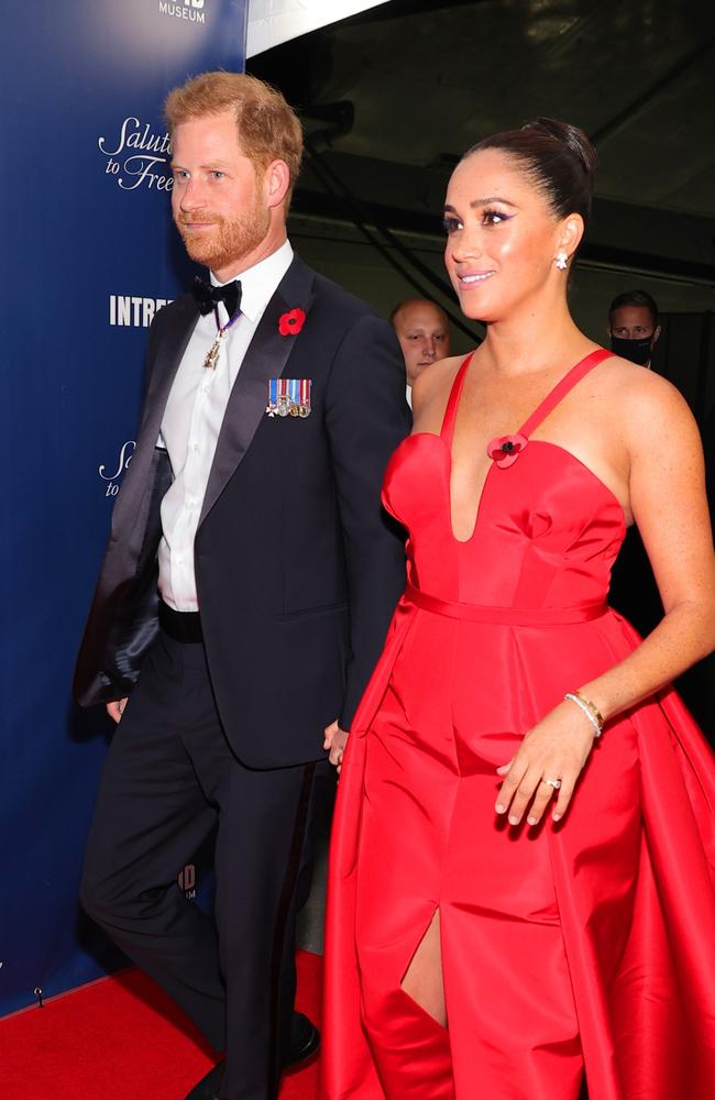 Harry and Meghan are currently back in the UK. Picture: Theo Wargo/Getty Images