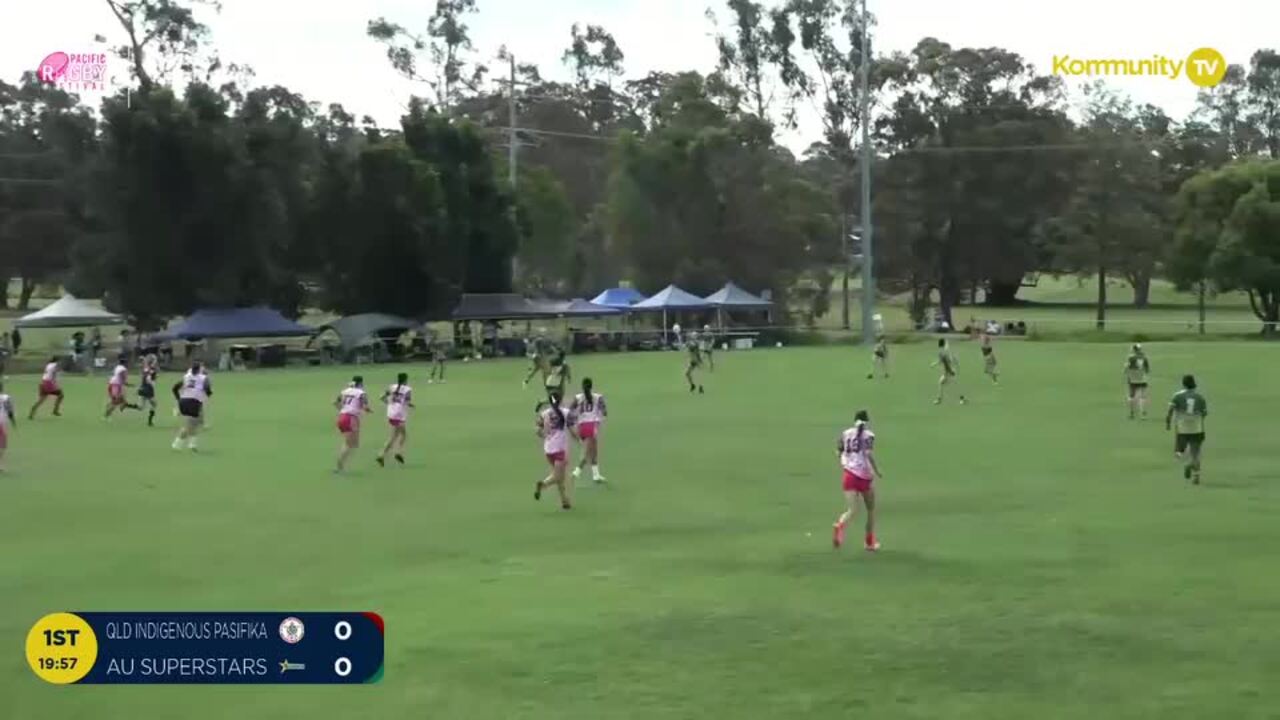 Replay: Queensland Indigenous and Pasifika v AU Superstars (U16 girls) - 2024 Pacific Youth Rugby Festival Day 2