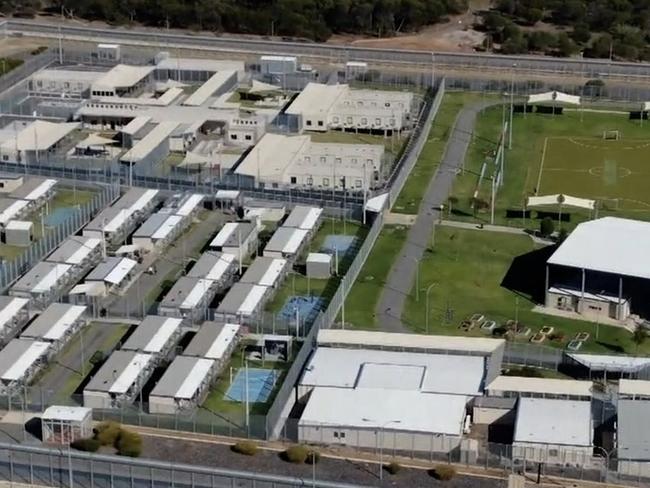 A rule change – dubbed ministerial direction 99 – has allowed criminals with significant ties to Australia to avoid deportation. (WA’s Yongah Hill immigration centre above) Picture: 9 News