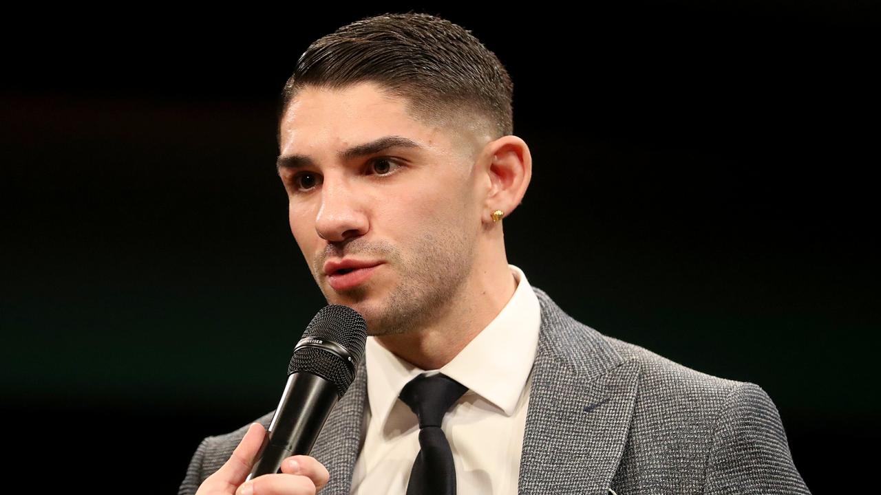 Michael Zerafa has stepped aside from his mandatory WBA middleweight title fight. (Photo by Kelly Defina/Getty Images)