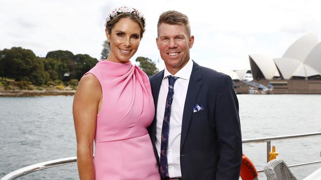 Candice Warner and David Warner.