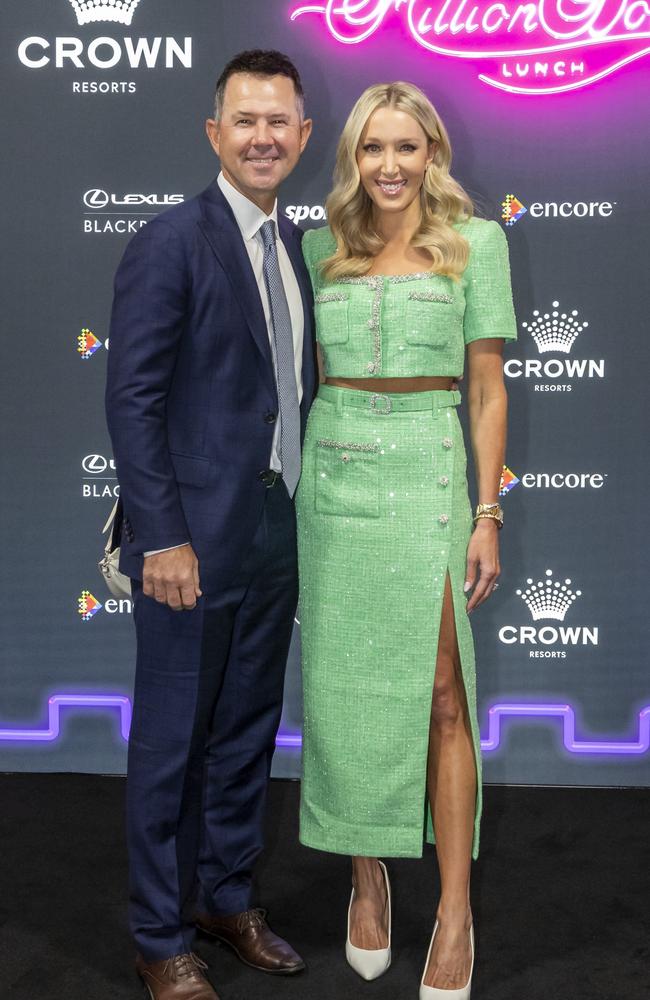 Ricky and Rianna Ponting will attend the AO finals. Picture: Supplied