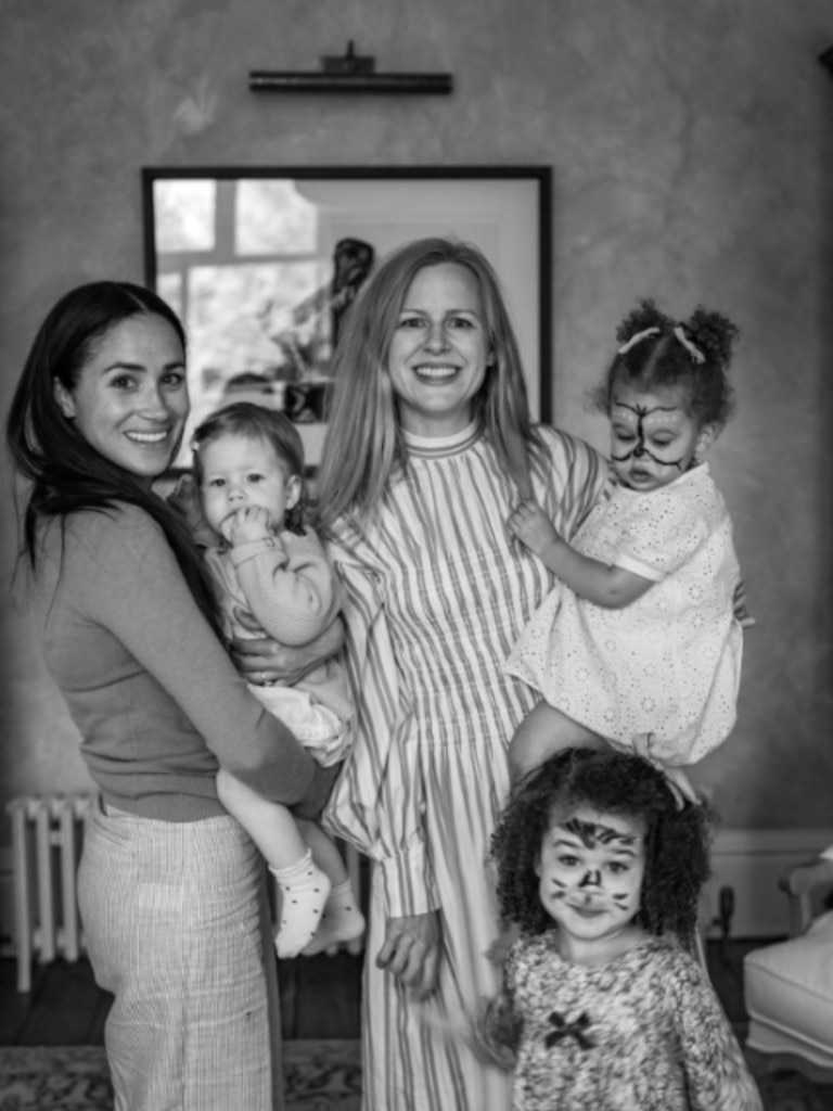 Candid photos of the family were taken during the birthday party at Frogmore Cottage by close family friend Misan Harriman.