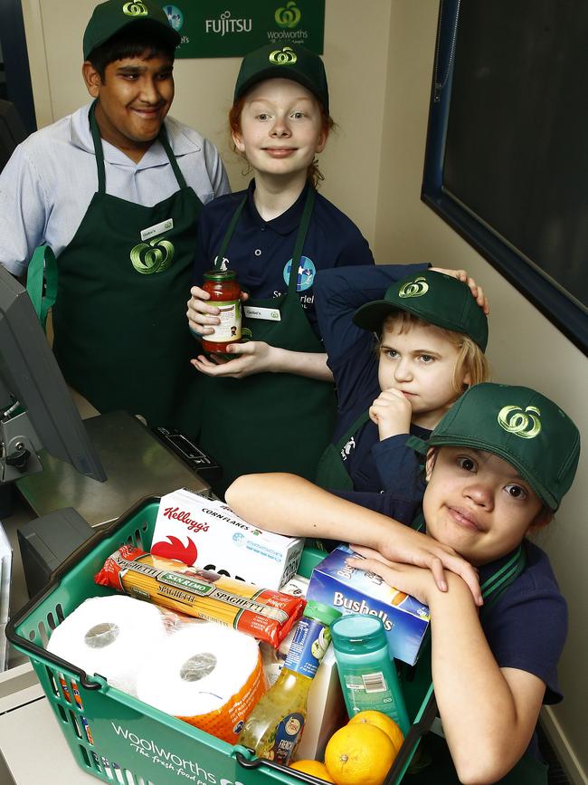 The supermarket has proved a huge hit at the school.