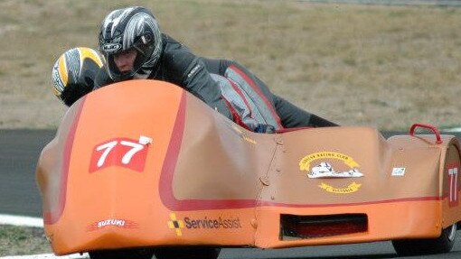 Chris Cowley new Burnside CEO who has a passion for riding competitive sidecars.