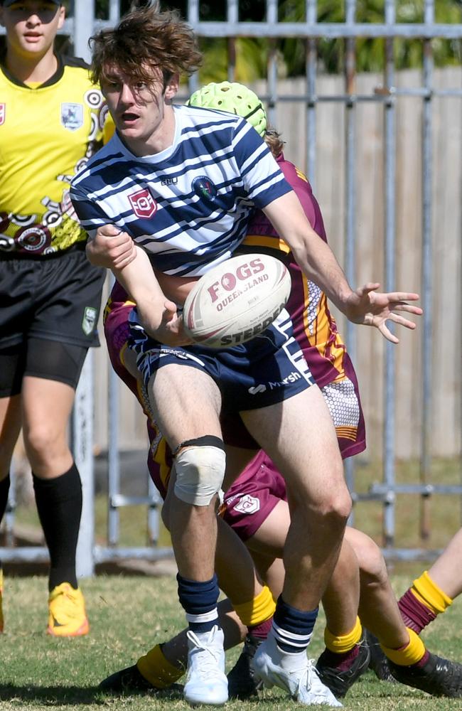 Michael Morgan Cup at Junior rugby League Grounds, 2022. Brothers against Charters Towers. Brothers’ Dylan Gourley. Picture: Evan Morgan