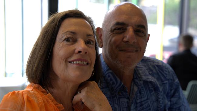 Diane William and friend at the Gympie RSL during the Melbourne Cup Races on November 7, 2023.