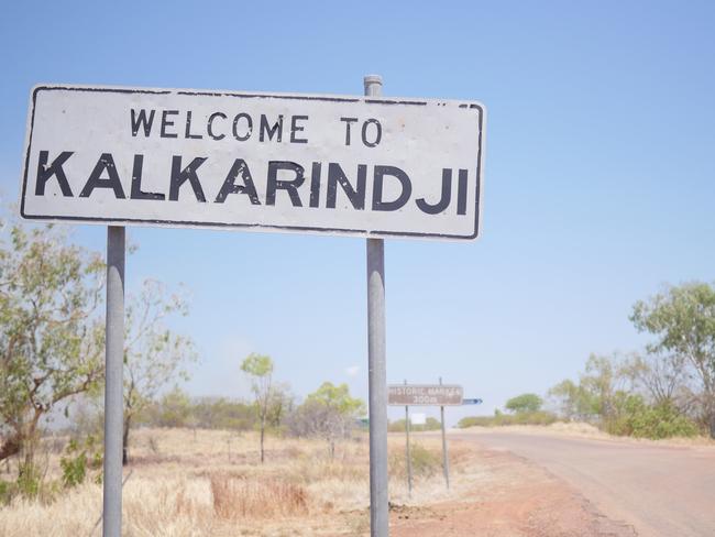 The remote community of Kalkarindji, otherwise known as Kalkaringi is 480km from Katherine and an eight hour drive from Darwin.