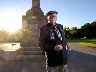 Bill Hills OAM, will MC the Toowoomba United RSL Sub Branch's Remembrance Day Service, commemorating the centenary of the armistice at the Mothers' Memorial on Sunday. Picture: Matthew Newton