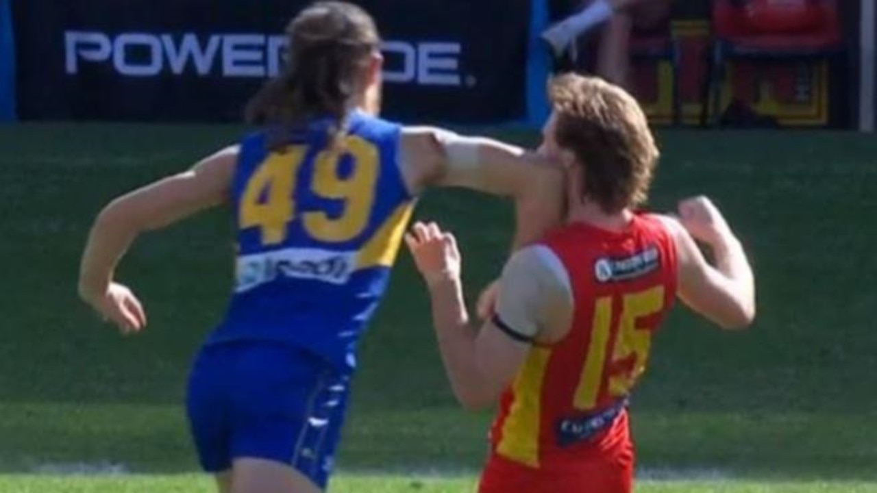 AFL 2022: Gold Coast Suns v West Coast Eagles, Jai Culley, elbow, Noah Anderson, match review, suspension, ban, rookie, Mid Season Draft