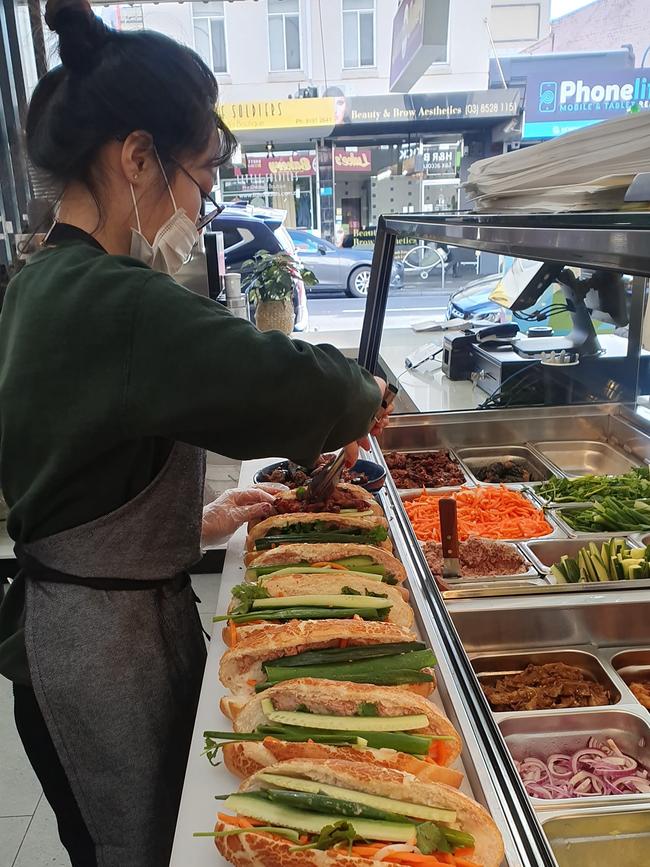 Luke’s Vietnamese, formerly Luke's Bakery, in Moonee Ponds estimate they make 500 banh mi a day. Picture: Facebook