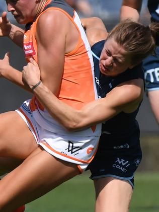 Exon in action for Carlton last season. Pic: AAP