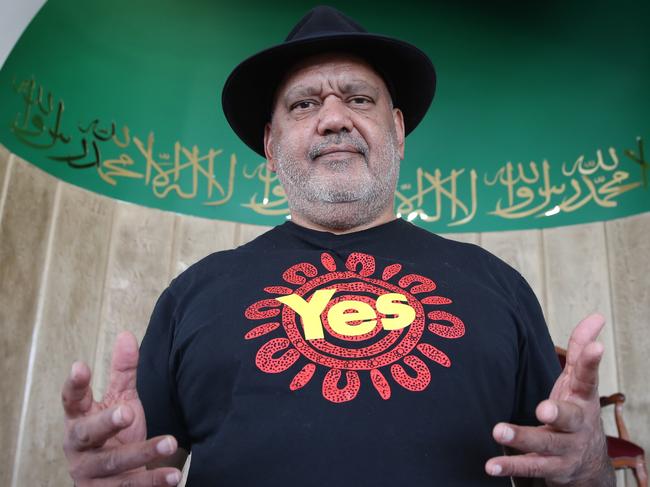 Indigenous leader Noel Pearson at the Gold Coast mosque at Southport to talk about the referendum.Picture Glenn Hampson