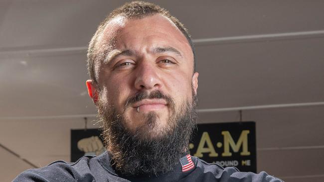 Owner of C.R.E.A.M cafe, Joshua Rivers, 34 at Jetty Road Brighton SA. Pictured on 13th March 2025. Picture: Ben Clark