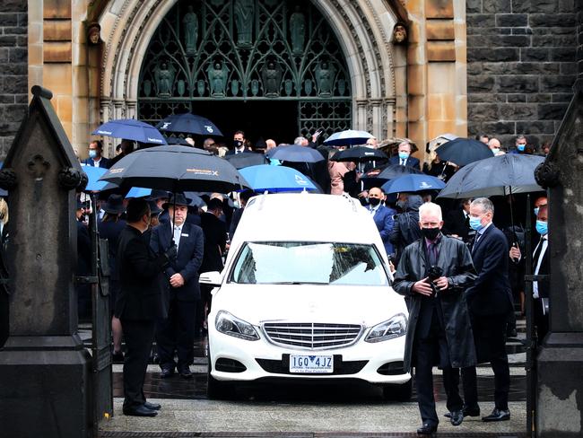 Bert leaves St Patrick’s. Picture: Matrix