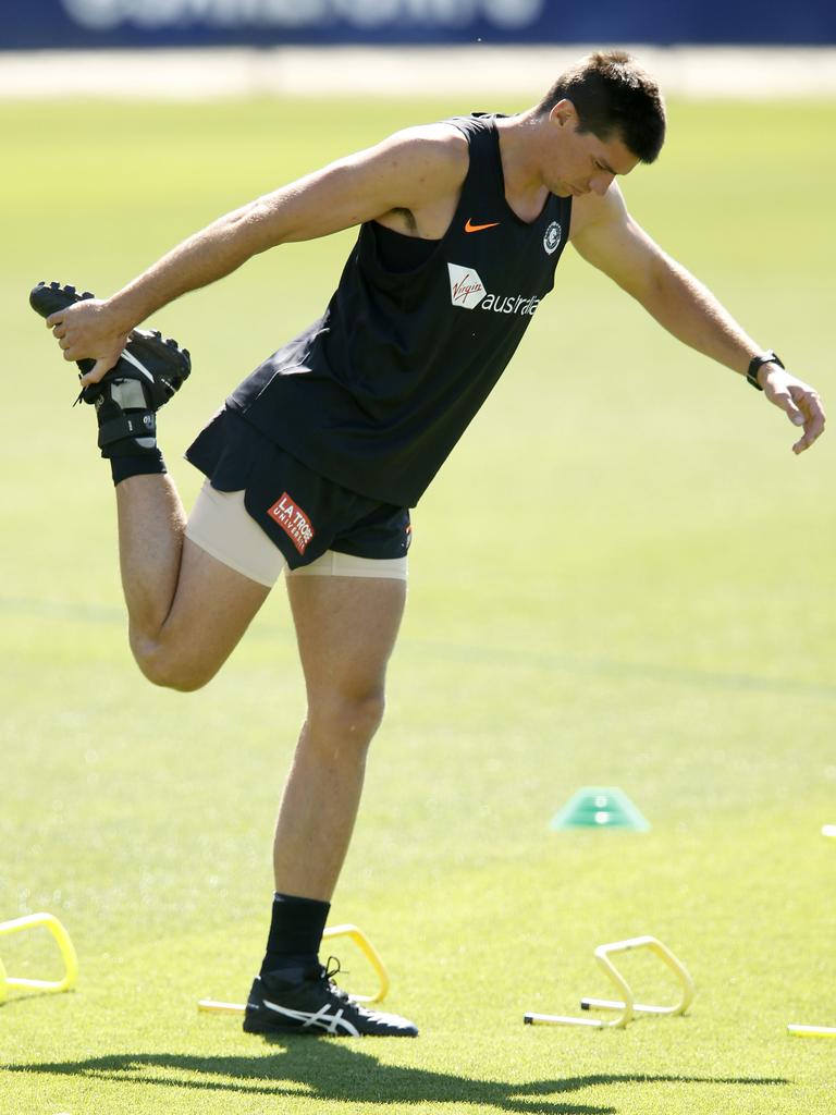 Carlton’s Matthew Kreuzer has gone in for minor knee surgery during the pre-season.