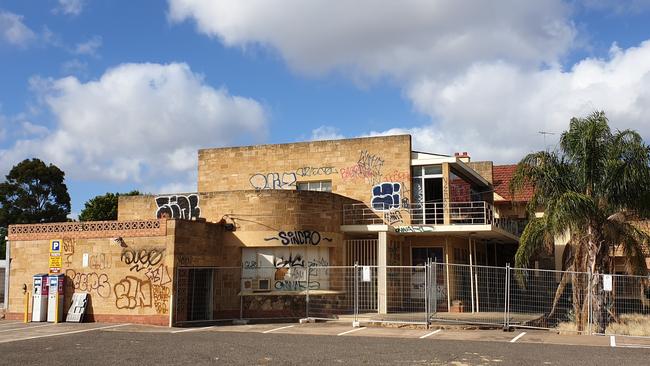 This vandalised house at 38 Anzac Highway, Everard Park, is for sale after developer Elli Cakar failed to replace the site with units. Picture: Renato Castello