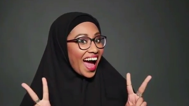 Yassmin Abdel-Magied for a show about Australia’s hijab fashion scene.