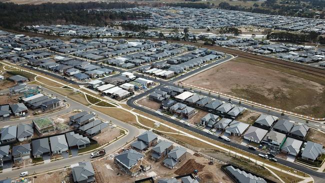 Quarter-acre blocks looks like it will become a thing of the past. Picture: Jonathan Ng