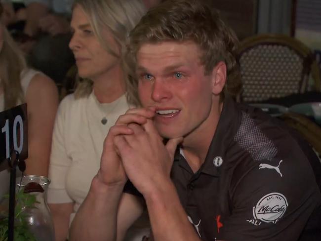 Tears flow in emotional AFL draft