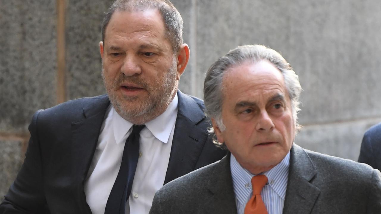 Benjamin Brafman (right) has represented Hollywood sex offender Harvey Weinstein in court. (Photo by TIMOTHY A. CLARY / AFP)