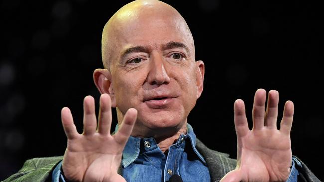 Jeff Bezos in 2019. Picture: AFP