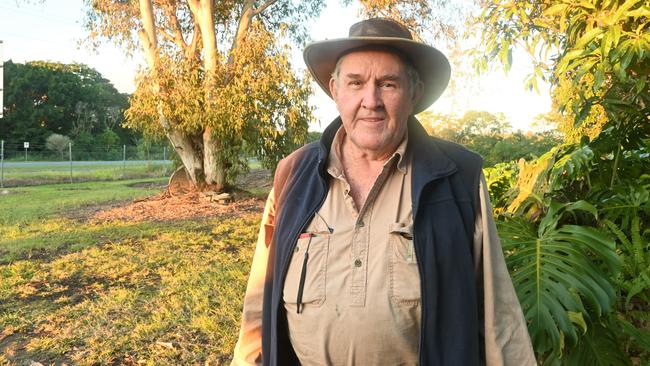 Peter Wise is selling 35ha of his family farmland which is the last undeveloped private land in Maroochydore. Picture: Tegan Annett