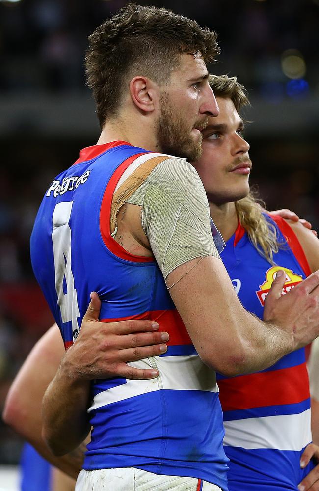 Bad blood between former teammates? Picture: Gary Day/AFL Photos via Getty Images