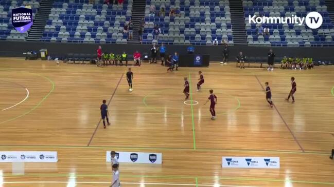 Replay: Football Australia National Futsal Championships Day 1 - Football Qld v Football SA (U12 Boys)