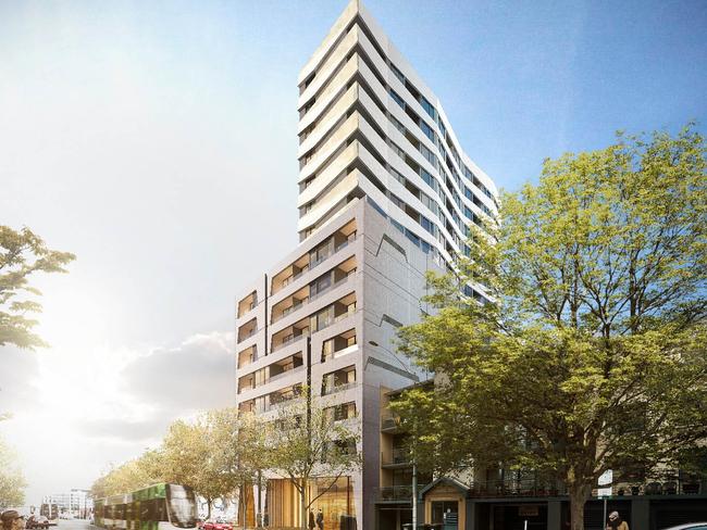 Artist's impression of the apartment block plan. Pic: Spacious Property Development Group