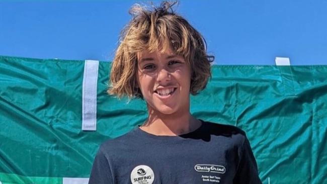 Surfer Khai Cowley, 15, who was fatally attacked by a shark at Ethel Beach. Picture: Supplied