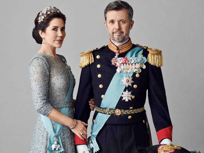 New official portraits of The Crown Prince couple, Prince Frederik and Princess Mary, ahead of her 50th birthday. Picture: Hasse Nielsen