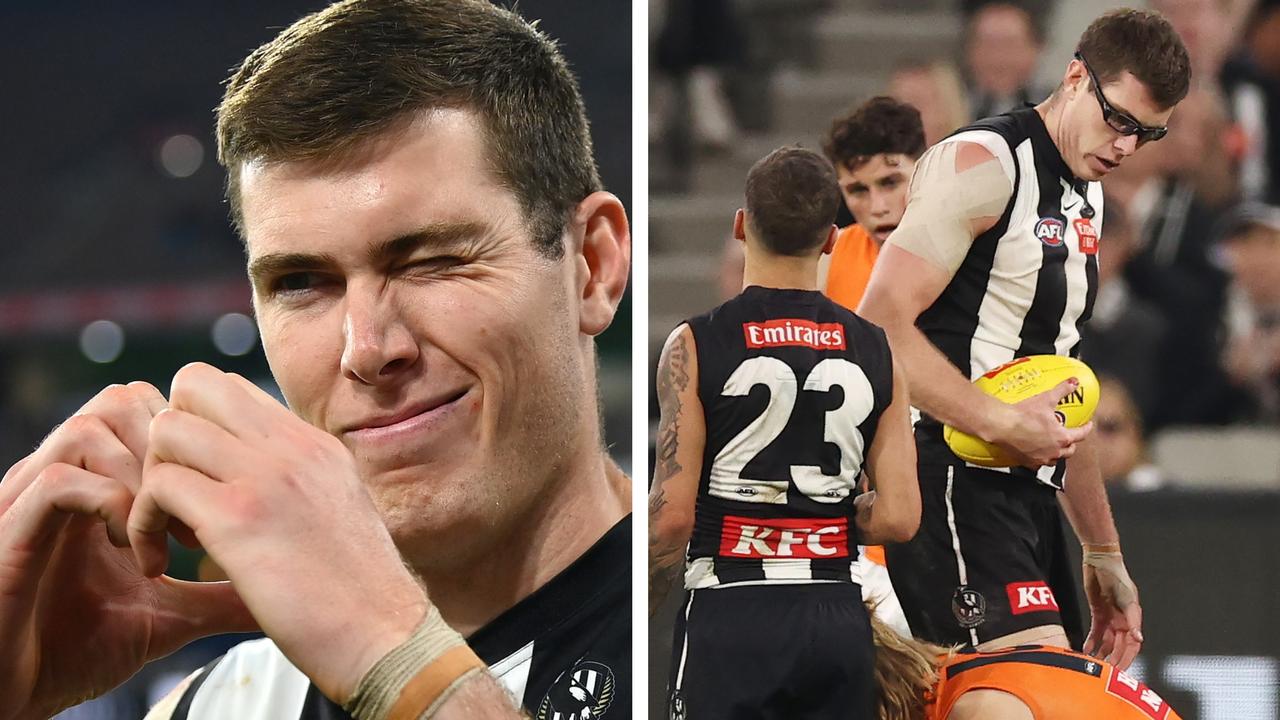 Big US recruit Mason Cox was outstanding against GWS.