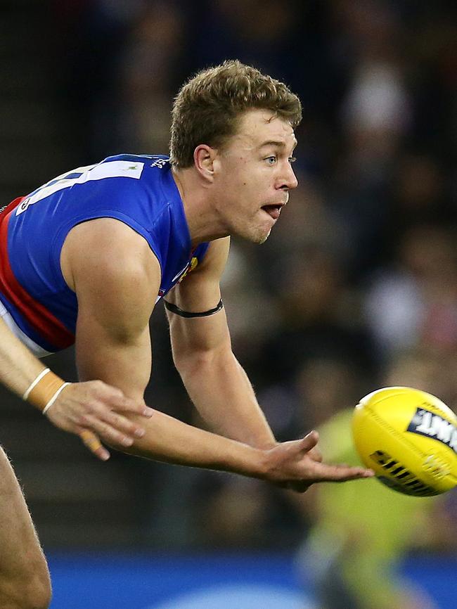 Just like his brother Jack Macrae of the Western Bulldogs. Picture: Michael Klein