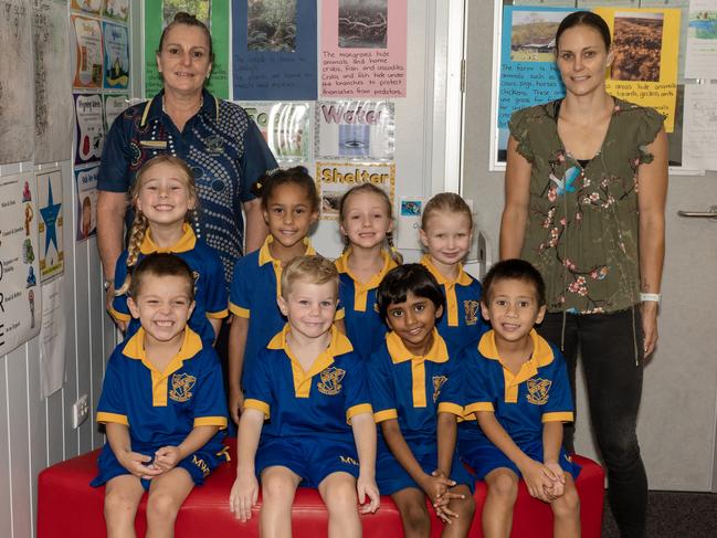 Mackay West State School Prep/1 Ms Beth Trapp, Ms Paula Forster Back Row: Scout, Emma, Billie, Cassandra Front Row: Kaisen, Jasper, Thisandi Dihansa, David Picture: Michaela Harlow