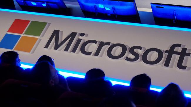 Tech giant Microsoft has reconfirmed its data centre development aspirations. Picture: Sam Yeh/AFP