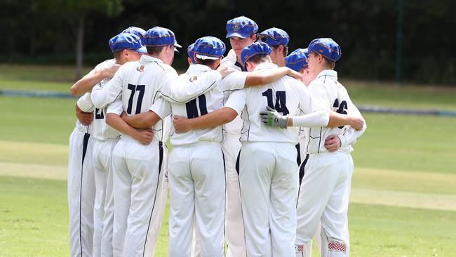 Action from the game between Brisbane Boys College and Toowoomba Grammar. Picture: Tertius Pickard