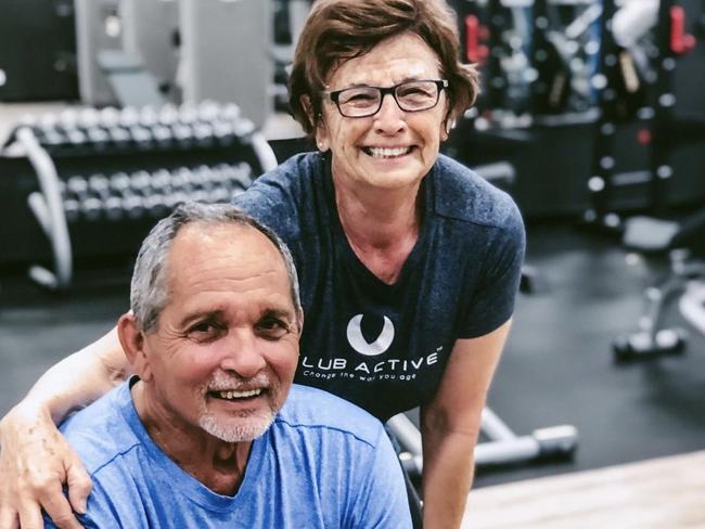 A husband and wife at Club Active, Castle Hill.