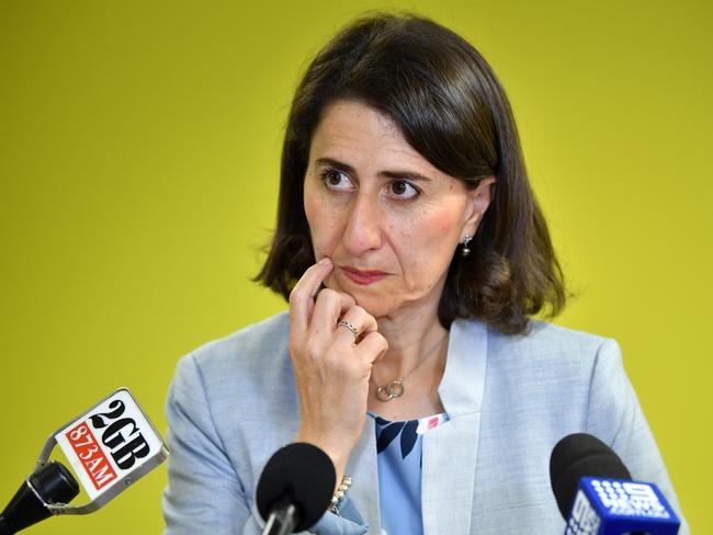 NSW Premier Gladys Berejiklian is digging billions of dollars’ worth of new underground freeways around the city. Pic: AAP Image/Joel Carrett.